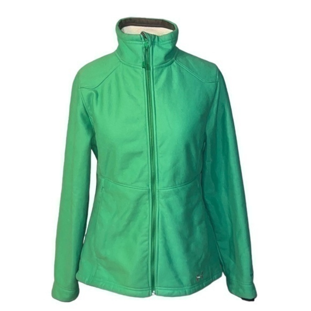 Under Armour Storm Thick Fleece Jacket Bright Green Full Zip